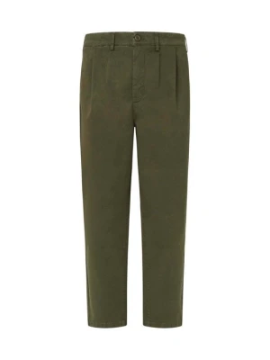 Chinosy Pepe Jeans ciemnozielony