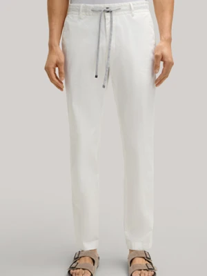 Chinosy Sake w kolorze kremowym Joop