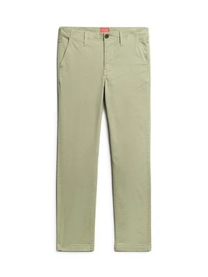 Chinosy Superdry zielony