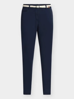 Chinosy Tom Tailor granatowy