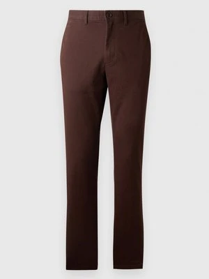 Chinosy Tommy Hilfiger brązowy
