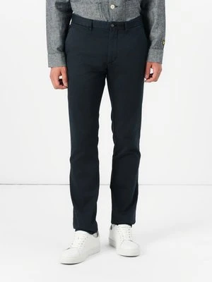 Chinosy Tommy Hilfiger granatowy