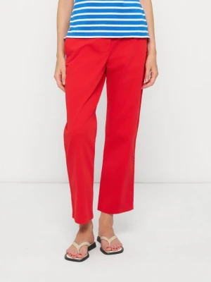 Chinosy Tommy Hilfiger czerwony
