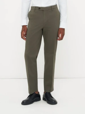 Chinosy Tommy Hilfiger oliwkowy