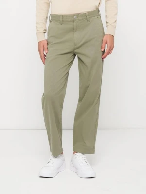 Chinosy Tommy Jeans oliwkowy