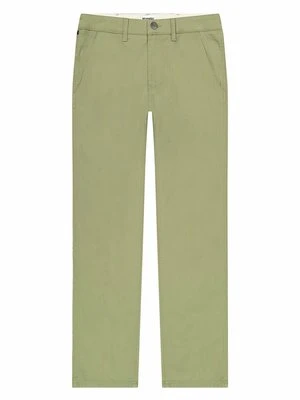 Chinosy Wrangler ciemnozielony