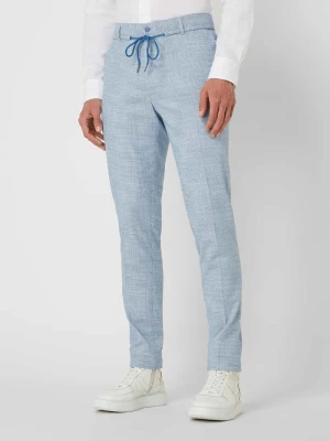 Chinosy z dodatkiem streczu A Fish Named Fred Niebieski