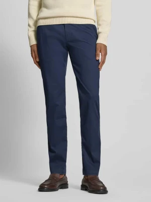 Drobno fakturowane Chinosy z kieszeń z tyłu Bugatti