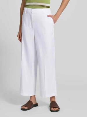 Chinosy z mieszanka lnu z kanty model 'CALIFORNIA' CAMBIO