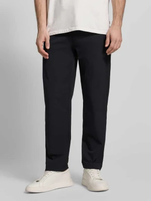 Chinosy z prostą nogawką i trokami ściągającymi model ‘CHINO’ Boss Orange