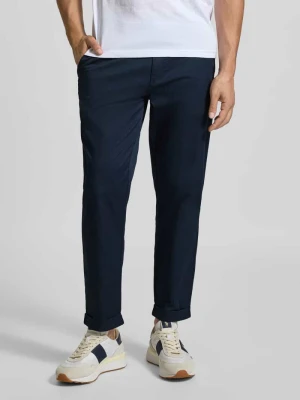 Chinosy z prostą nogawką z mieszanki bawełny Boss Orange