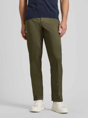 Chinosy o kroju regular fit z wpuszczanymi kieszeniami model 'Peaker' hiltl