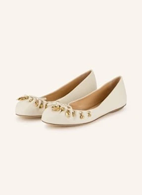 Chloé Baleriny Charms weiss