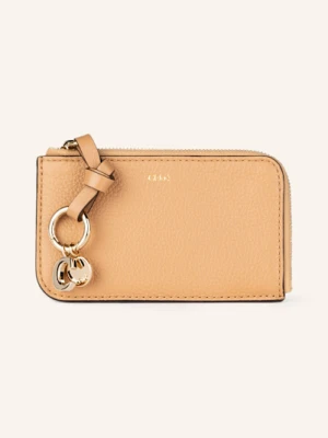 Chloé Etui Na Karty Alphabet beige