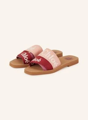 Chloé Klapki Woody rosa