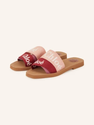 Chloé Klapki Woody rosa