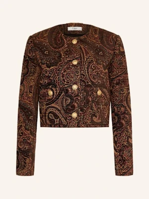 Chloé Kurtka Z Żakardu braun