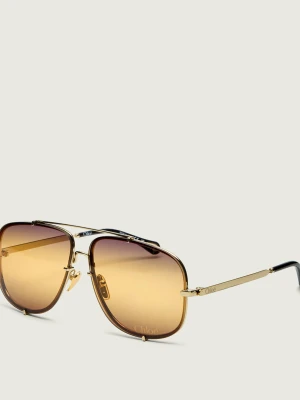 Chloe Okulary przeciwsłoneczne CH0348S-002 Chloé srebrny