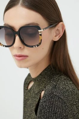Chloé okulary przeciwsłoneczne damskie kolor czarny CH0106S Chloe