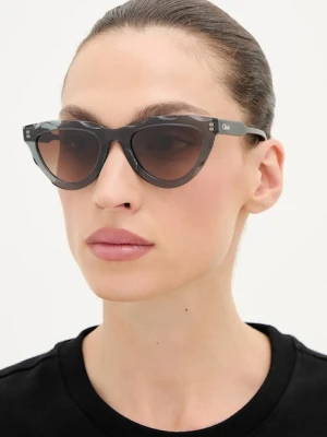 Chloé okulary przeciwsłoneczne damskie kolor czarny CH0294S Chloe