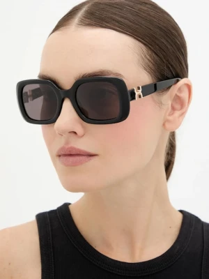 Chloé okulary przeciwsłoneczne damskie kolor czarny CH0333S Chloe