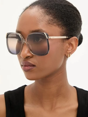 Chloé okulary przeciwsłoneczne damskie kolor szary CH0286S Chloe