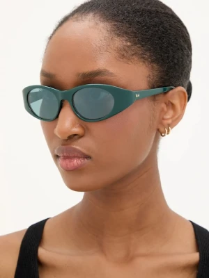 Chloé okulary przeciwsłoneczne damskie kolor turkusowy CH0279S Chloe