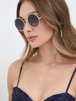 Chloé okulary przeciwsłoneczne damskie kolor złoty CH0230S Chloe