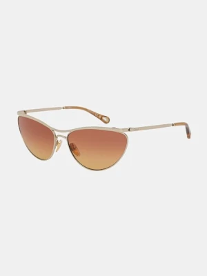 Chloe okulary przeciwsłoneczne kocie oczy damskie Chloé złoty