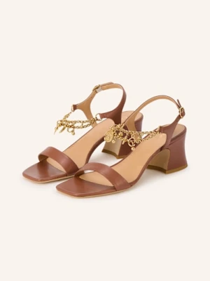 Chloé Sandały Na Obcasie Charms braun