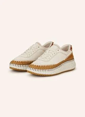 Chloé Sneakersy Nama beige