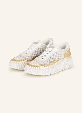 Chloé Sneakersy Nama gold