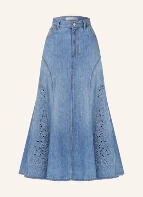 Chloé Spódnica Jeansowa blau