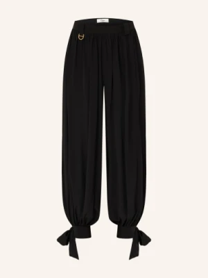 Chloé Spodnie 7/8 Z Jedwabiu schwarz