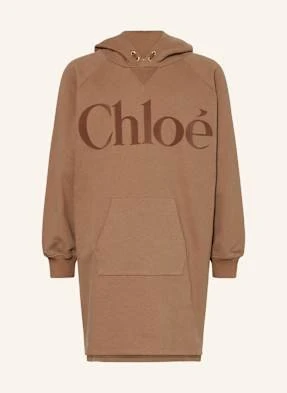 Chloé Sukienka Z Kapturem rosa