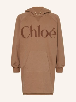 Chloé Sukienka Z Kapturem rosa