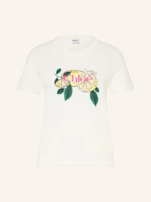 Chloé T-Shirt weiss biały