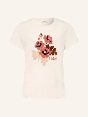 Chloé T-Shirt weiss biały