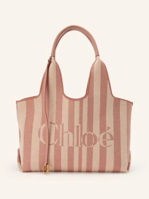 Chloé Torba Na Zakupy Stripy rosa