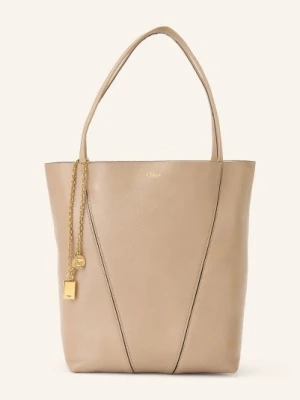 Chloé Torba Shopper Spin beige