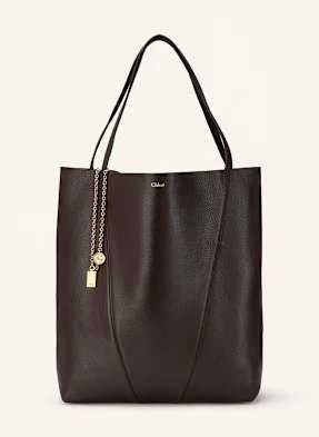 Chloé Torba Shopper Spin Large braun