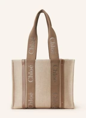 Chloé Torba Shopper Woody beige