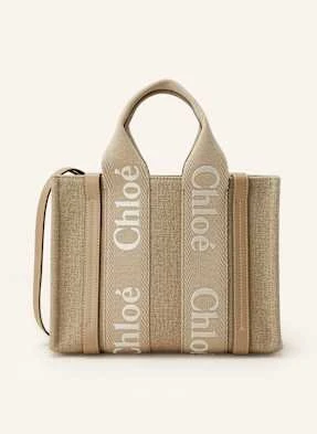 Chloé Torba Shopper Woody beige