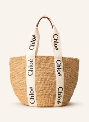 Chloé Torba Shopper Woody Large beige