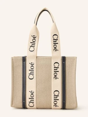 Chloé Torba Shopper Woody Medium beige