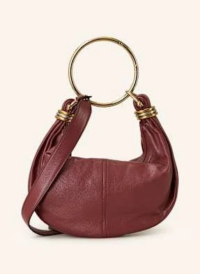 Chloé Torebka Hobo Bracelet rot