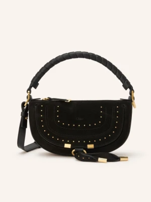 Chloé Torebka Marcie Z Nitami schwarz 001 BLACK