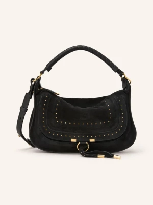 Chloé Torebka Marcie Z Nitami schwarz 001 BLACK