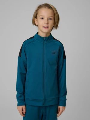 Chłopięca bluza treningowa 4F 4FJRSS26TFSWM0991 - niebieska 4F JUNIOR