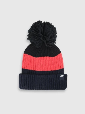 Chłopięca czapka zimowa 4F 4FJWAW25ACAPM660 - multikolor 4F JUNIOR